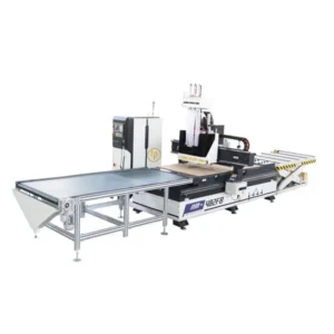 Máy CNC Nesting 2 đầu + Cụm khoan V9