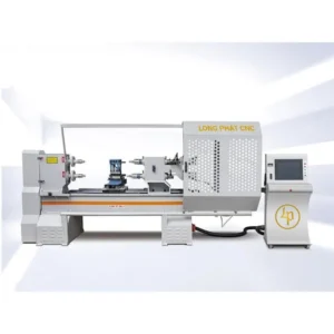 Máy tiện gỗ hai đầu CNC