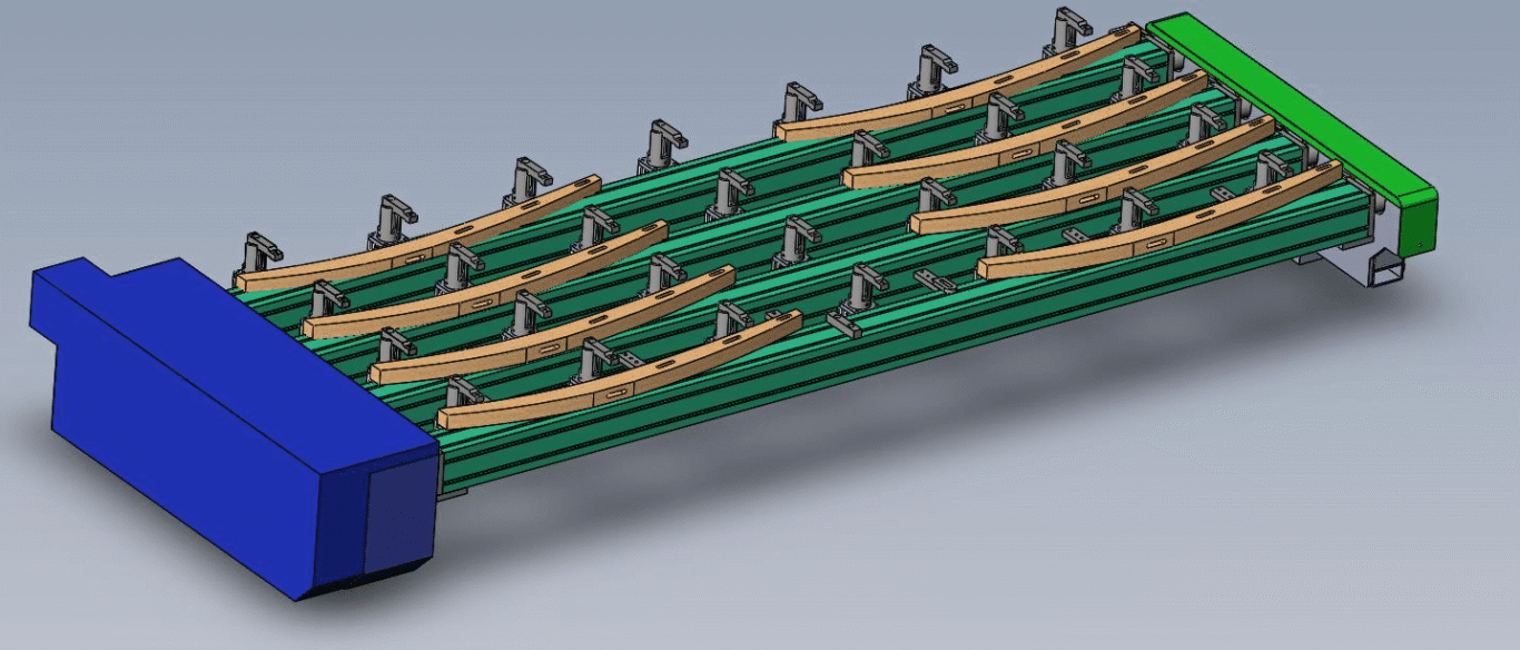 Máy phay CNC làm mộng âm dương đa chức năng 4 trục 16 đầu quay 360 độ