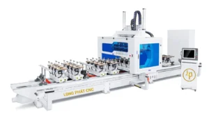 Máy CNC 4 Trục 16 Đầu (Ben Kẹp Lật Servo) – Đặc Điểm và Ưu Điểm Nổi Bật
