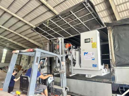 cuoi tuan ban giao may cat khoan phay nhieu dau 2