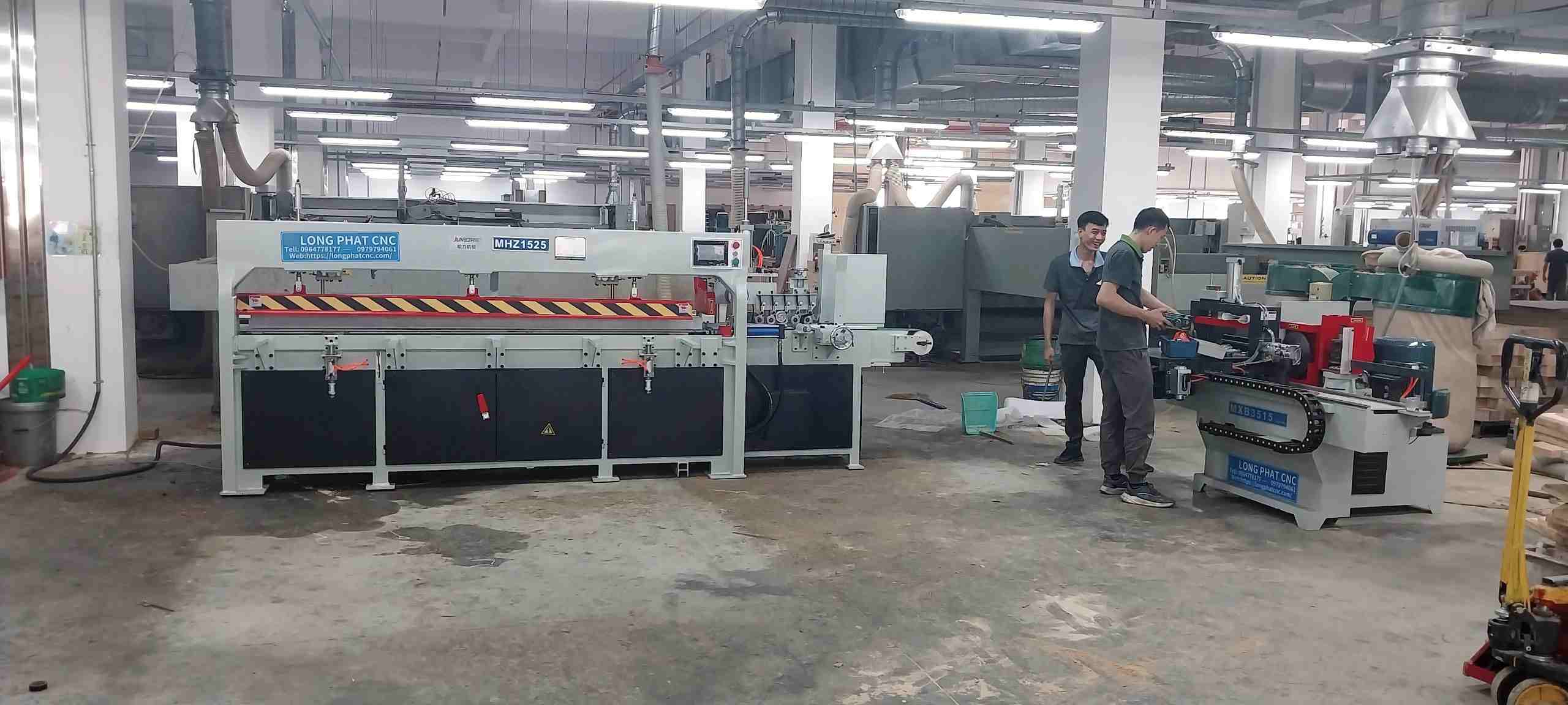 Máy ghép dọc và máy đánh mộng Finger