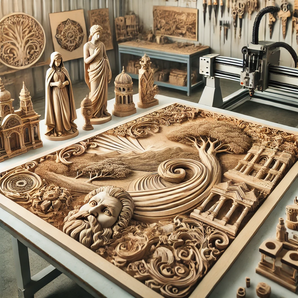 Gia Công Gỗ Bằng Máy CNC Router