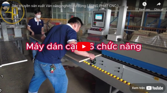Dây chuyền sản xuất ván công nghiệp tự động