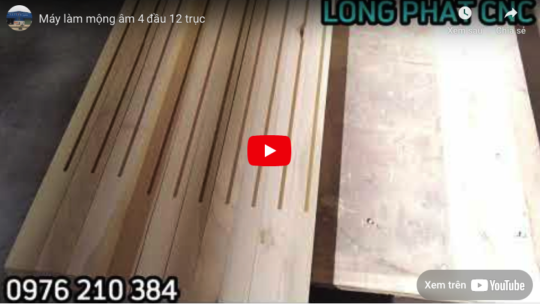 Máy Làm Mộng Âm 4 Đầu 12 Trục