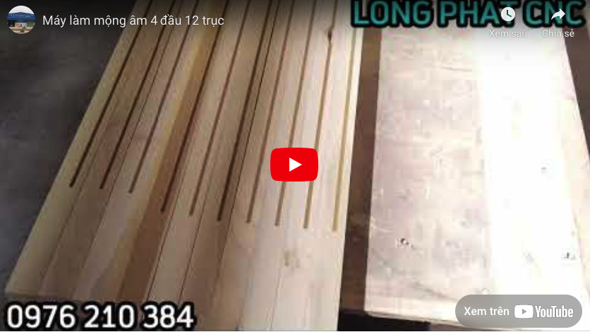 Máy Làm Mộng Âm 4 Đầu 12 Trục