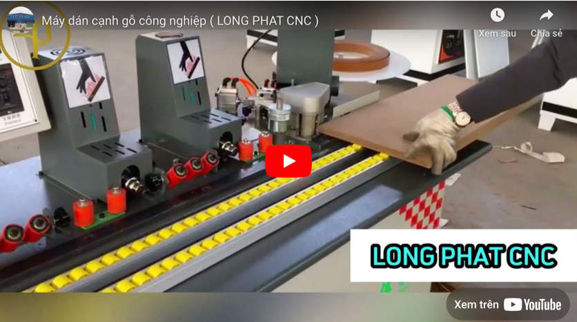 Máy dán cạnh gỗ công nghiệp