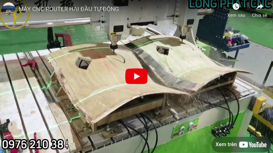 Video: Máy CNC Router Hai Đầu Tự Động