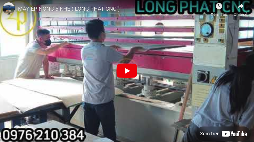 Video: Máy Ép Nóng 5 Khe