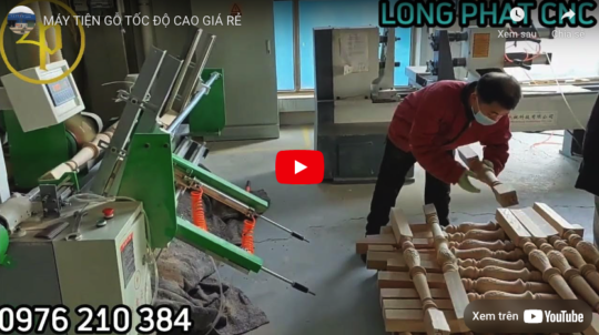 Video: Máy Tiện Gỗ Tốc Độ Cao Giá Rẻ