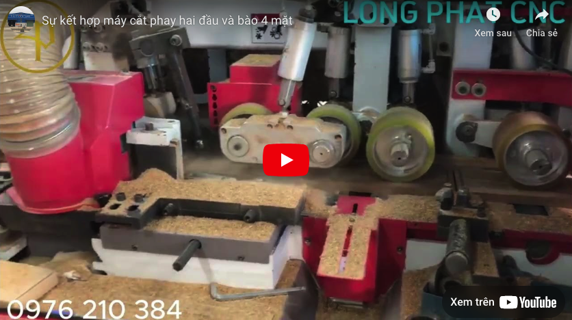 Máy Cắt Phay Hai Đầu Và Máy Bào 4 Mặt
