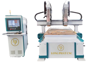 Máy CNC 2 Đầu Thay 12 Dao Tự Động
